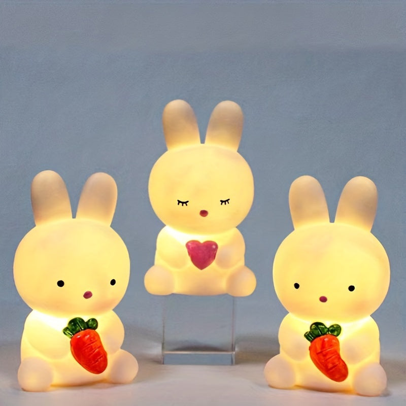Skorter | BunnyGlow - Cute Bunny Lamp with LED Light for Decoration and Night Lighting