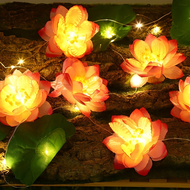 Skorter | SolarLily - Artificial Lotus Lamp with Solar Energy for Pond Decoration