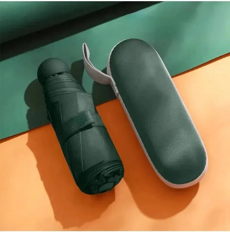 Skorter | Capbrella Compact Umbrella – Ultra-Light Capsule Design for Stylish, Space-Saving Rain Protection