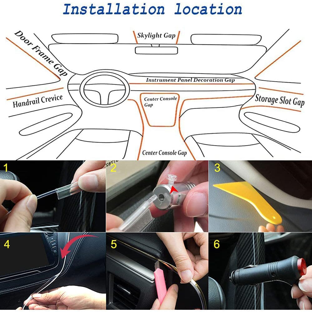 Skorter | Car LED Strip Ambient Light Kit