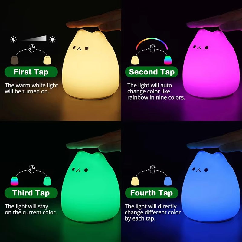 Skorter | Cute Cat Night Lamp