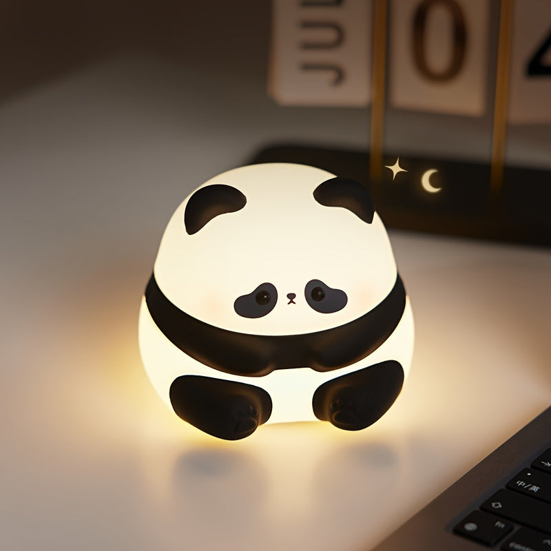 Skorter | PandaGlow - Cute Large Panda LED Night Light with Touch Control and Rechargeable Battery