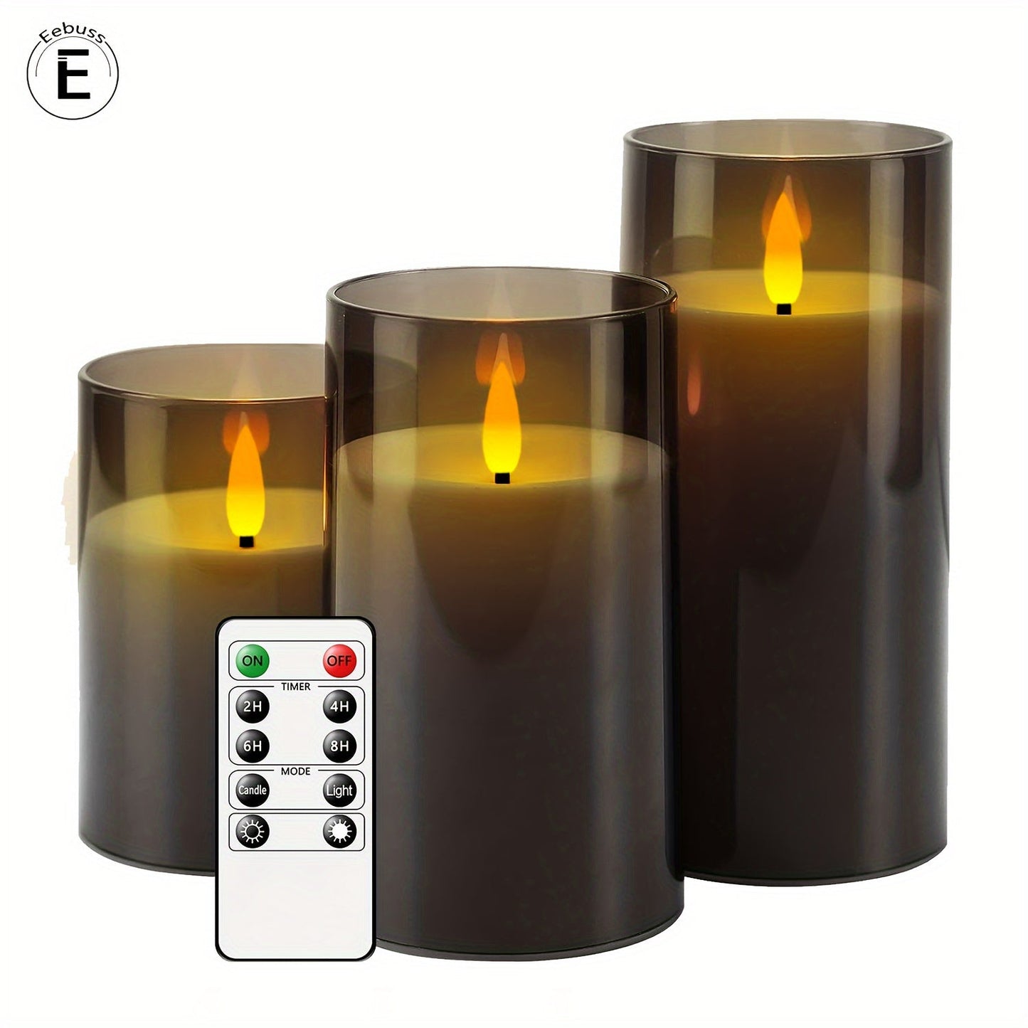Skorter | Flameless LED Light with Remote – Gray