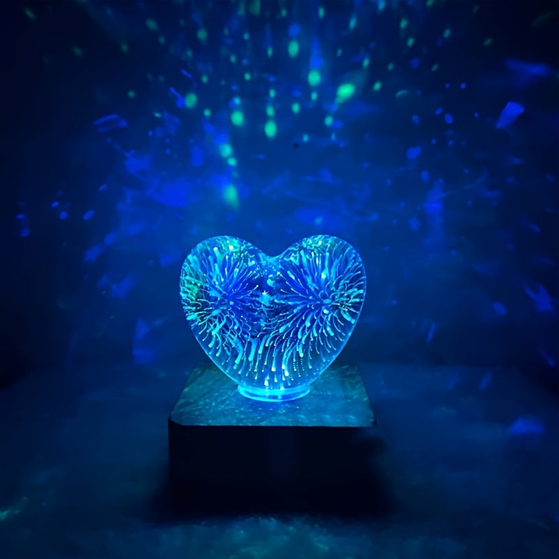 Skorter | FireworkLight - 3D LED Love Heart Fireworks Nightlight
