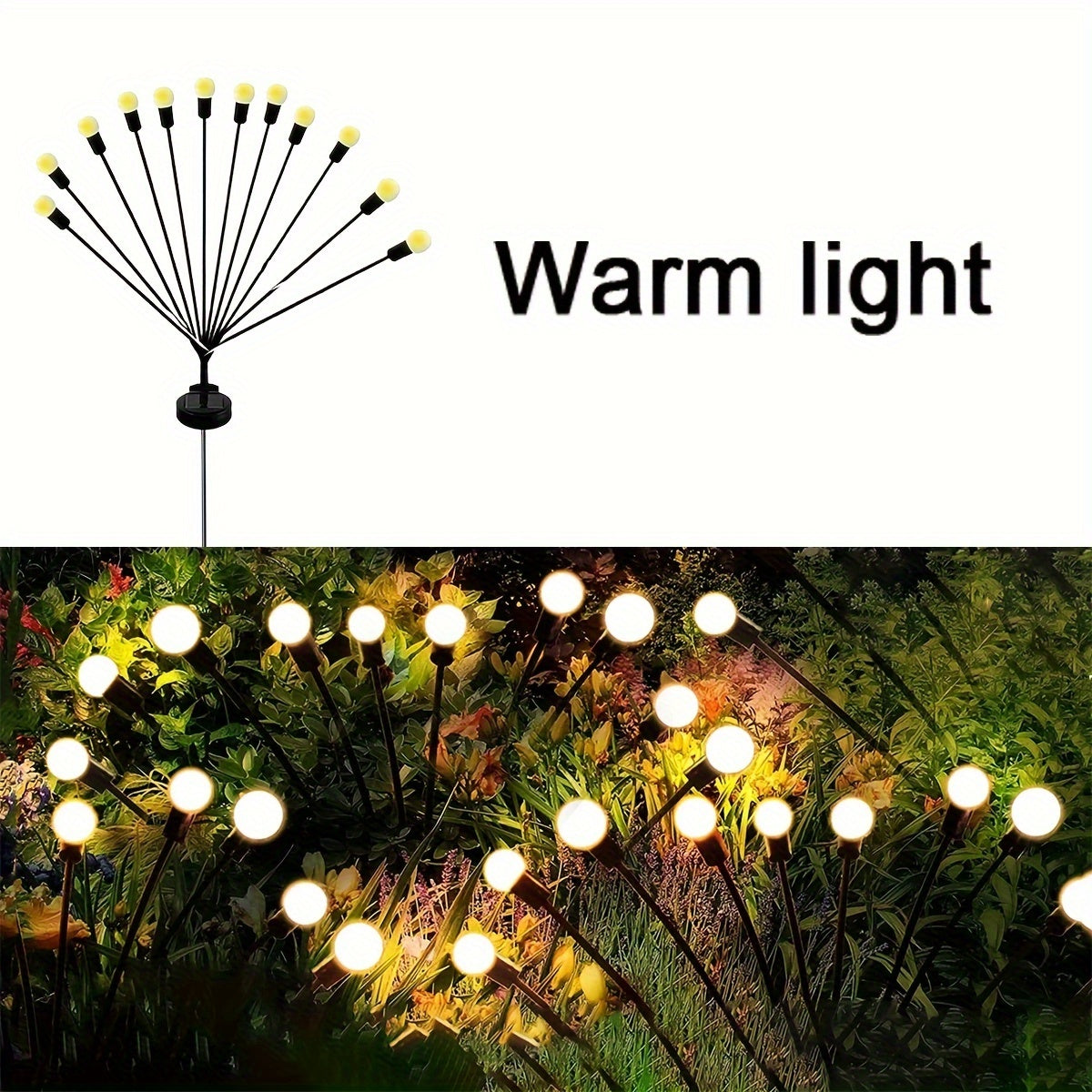 Skorter | SolarFirefly - LED Garden Decoration Firefly Light, Waterproof Outdoor Lighting