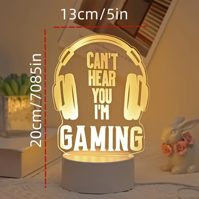 Skorter | GameLamp - Mini LED Table Lamp with USB Charging for Game Room