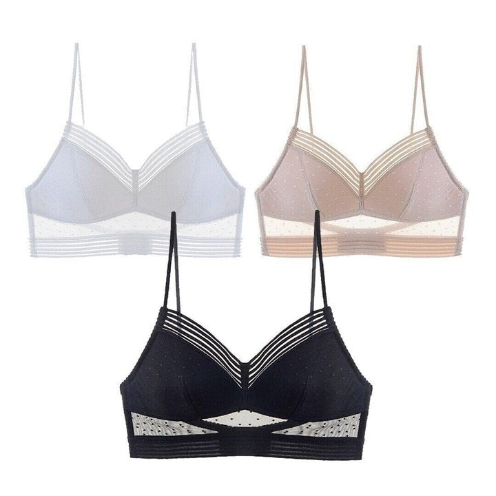 Skorter | LOW BACK WIRELESS LIFTING LACE BRA