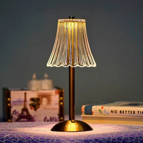 Skorter | GlowFusion - Crystal Wireless Table Lamp