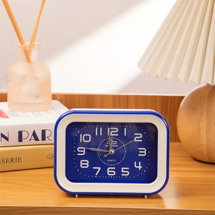 Skorter | TimeCharm - Classic Rectangular Clock with Candy Color Design