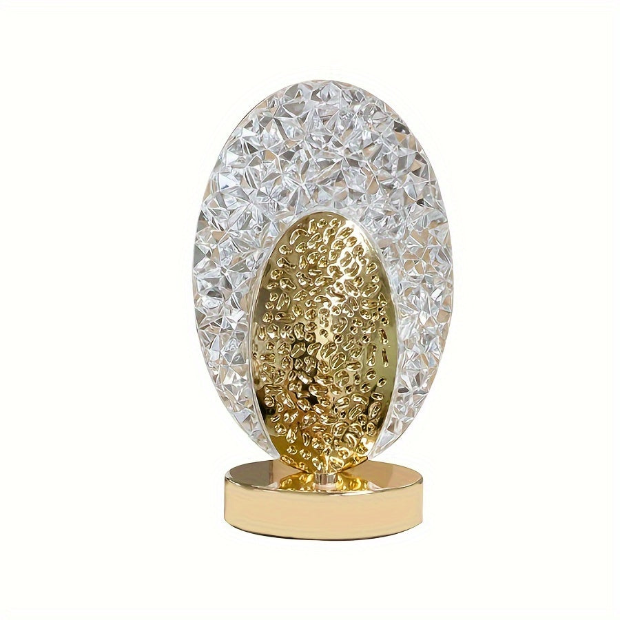Skorter | FeatherLamp - USB Touch Table Lamp with Peacock Feather Design, Infinite Dimmable LED Light
