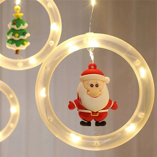 Skorter | Christmas Lights LED Holiday Light - LED Light Fairy Curtain String Lights