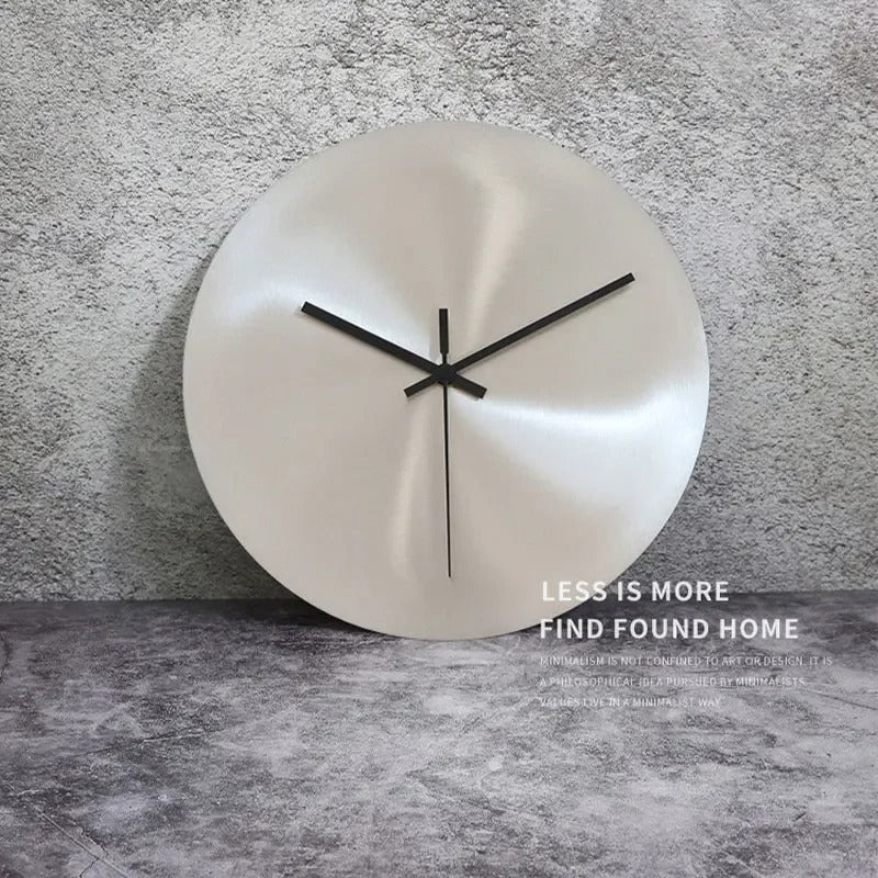 Skorter | Chronosteel - Minimalist Stainless Steel Wall Clock - Stylish & Timeless