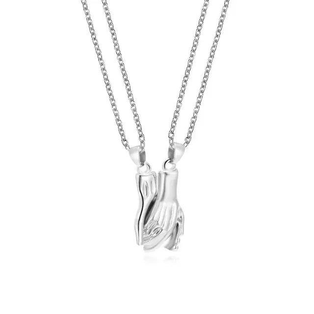 Skorter | I love you Best Friends / Couple Necklace Jewelry Puzzle Necklace