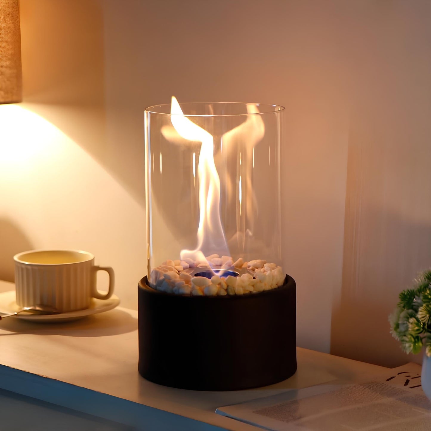 Skorter | Classic Oil Lamp with Open Flame - Lumora