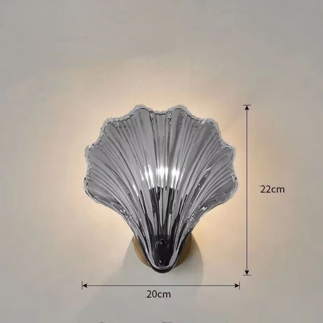 Skorter | Coralglimmer - Scalloped Glass Wall Lamp