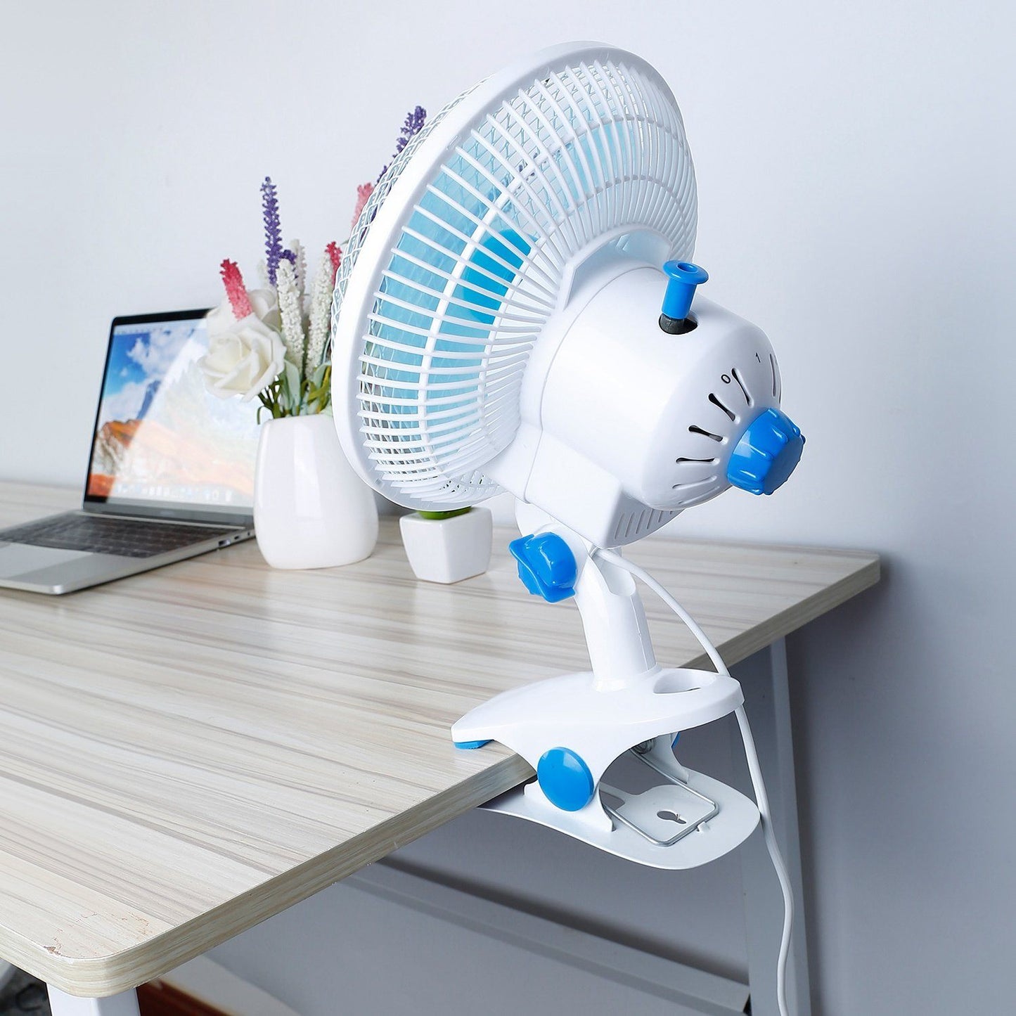 Skorter | Clip-On 2 Speeds Silent Clamp Fan