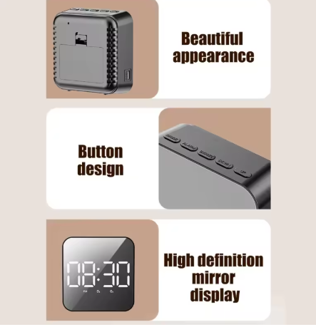 Skorter | TempView - Multifunctional LED Alarm Clock with Temperature Display