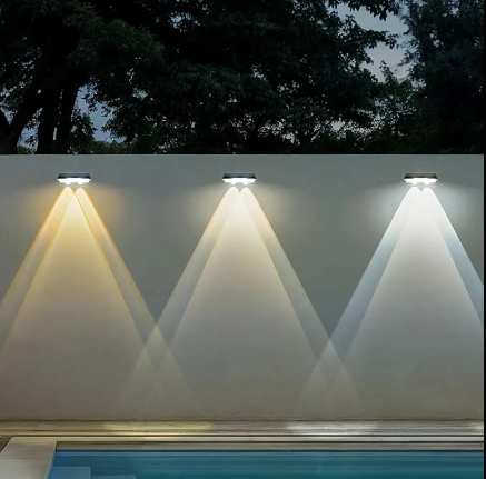 Skorter | Solar Fence Lights Outdoor Waterproof LED Wall Lamps