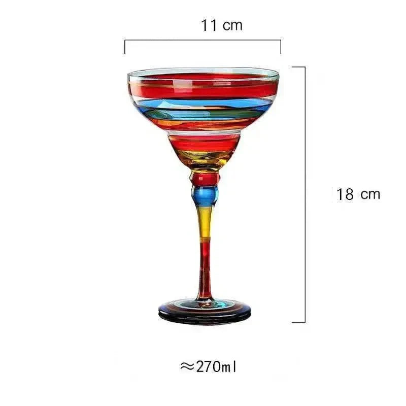 Skorter | Colorful Margarita Cocktail Glass