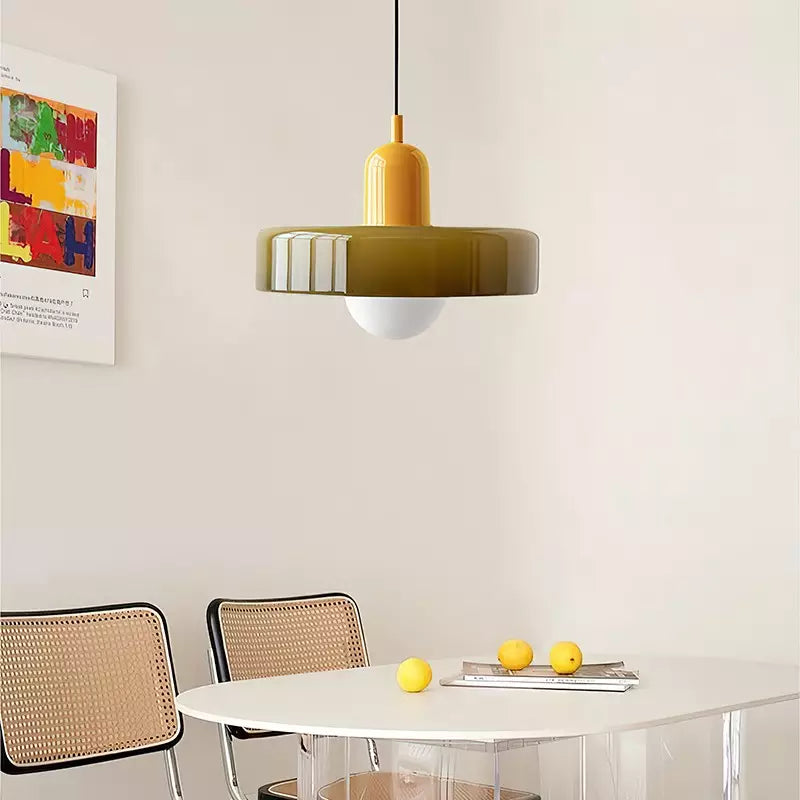Skorter | Colourful Pendant Lamp in Bauhaus Style - StiloGlas