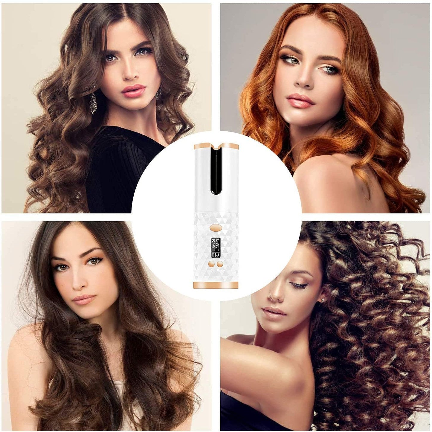 Skorter | Wireless Automatic Portable Ceramic Drum Hair Curling Iron