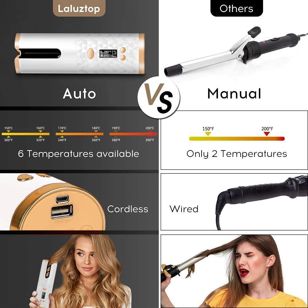 Skorter | Wireless Automatic Portable Ceramic Drum Hair Curling Iron