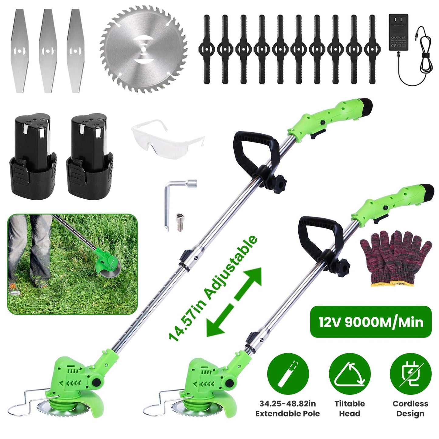 Skorter | Wireless Rechargeable Lawn Mower