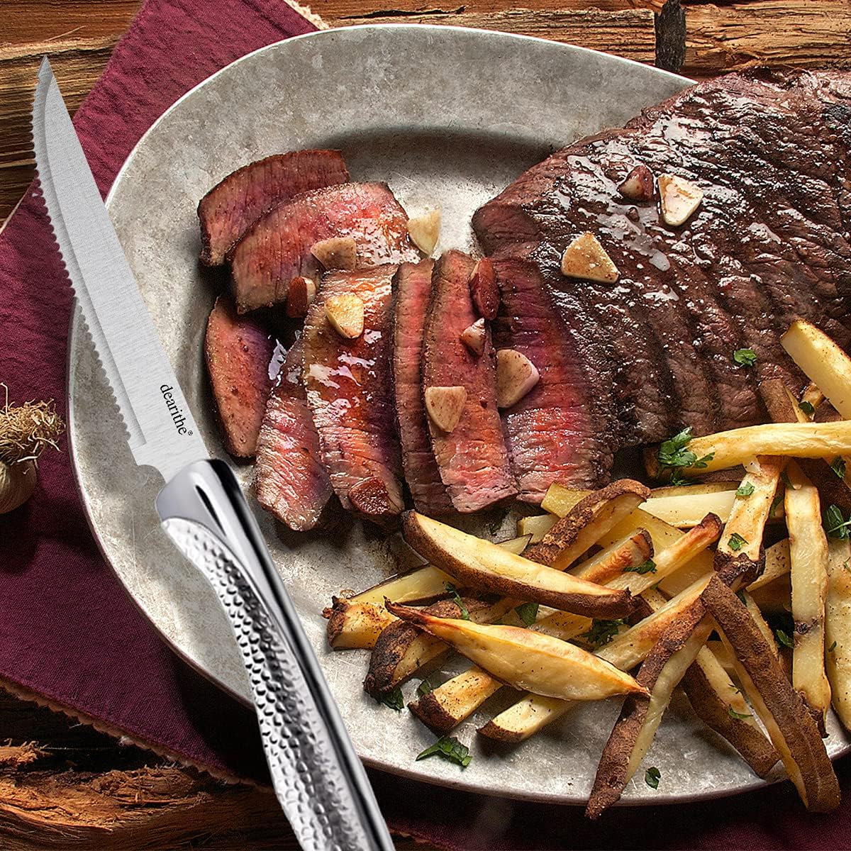 Skorter stainless steel steak set of 6 - The jewelry