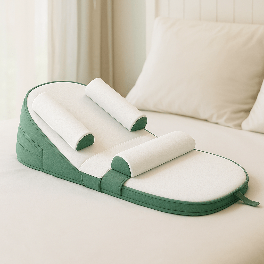 Skorter | CozyCradle Pillow – Side Sleeper Support with Anti-Reflux Incline for Newborns