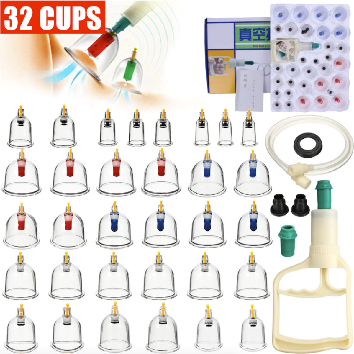 Skorter | 32 PCS Massage Cupping Therapy Set