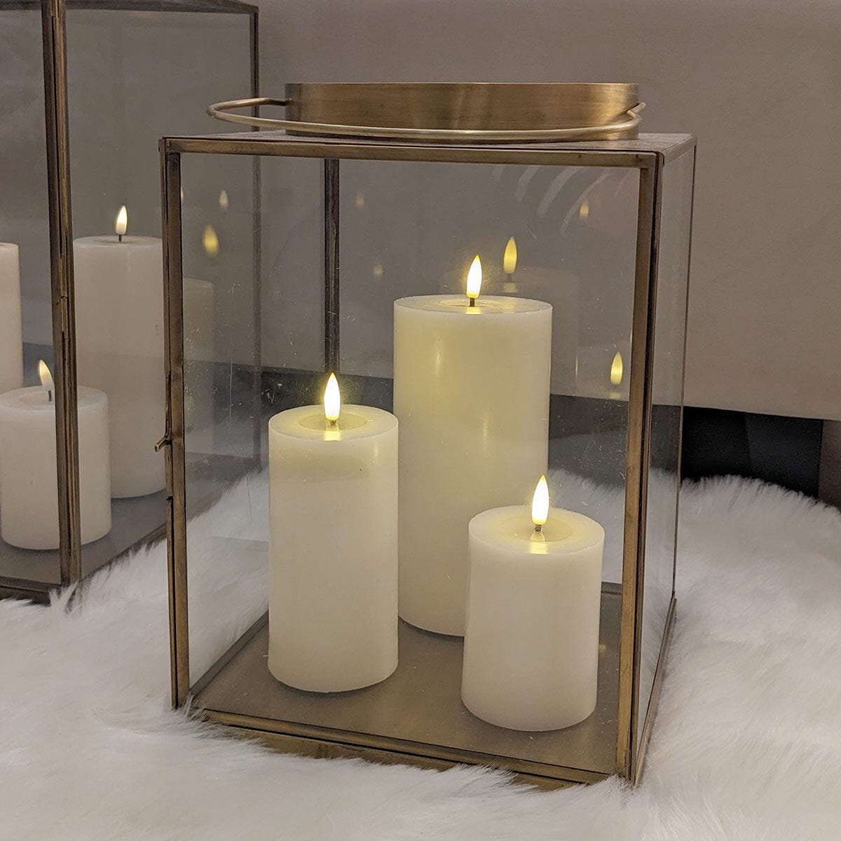 Skorter | Cream Realistic LED Lights - Set of 3