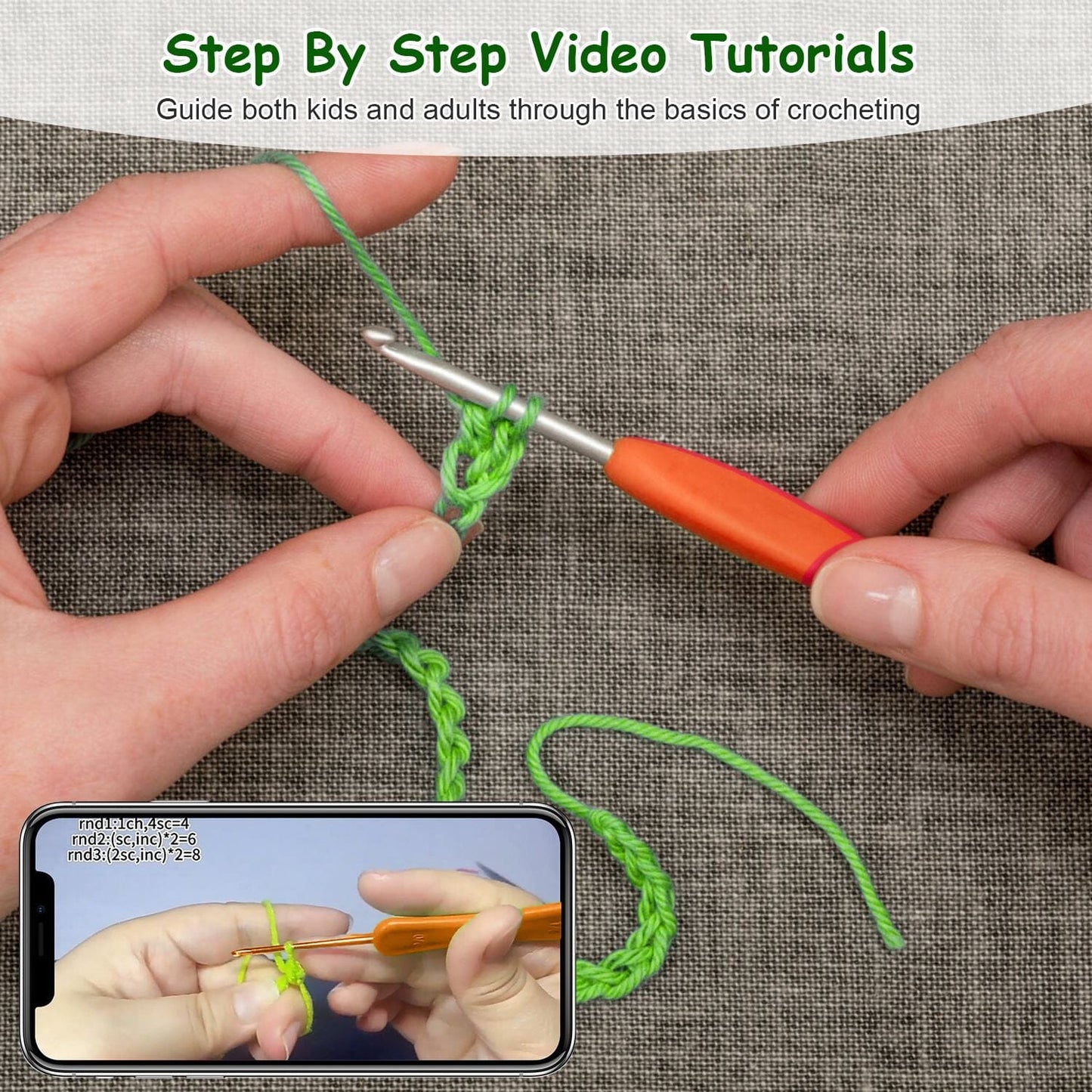 Skorter | Crochet Kit for Beginners DIY Knitting Accessories