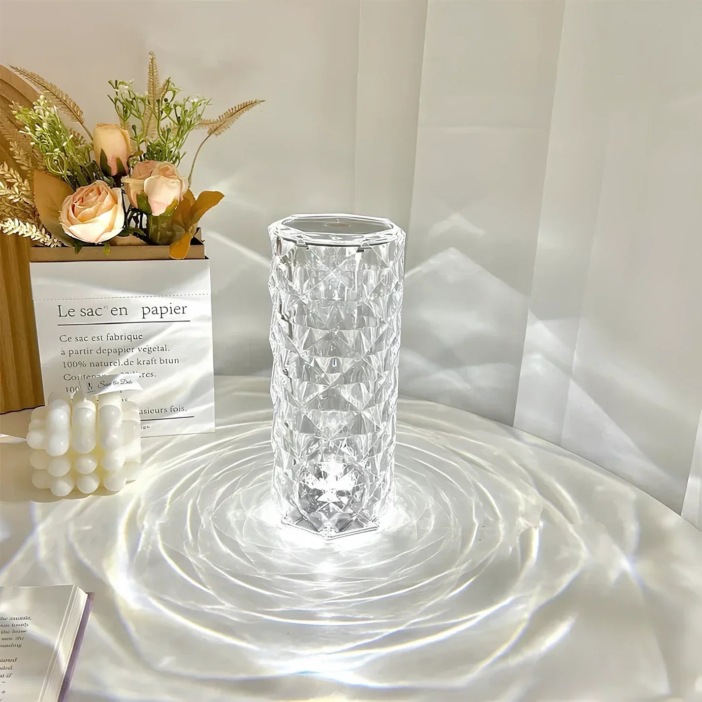 Skorter | Crystal Table Lamp with Touch Control - Aurora