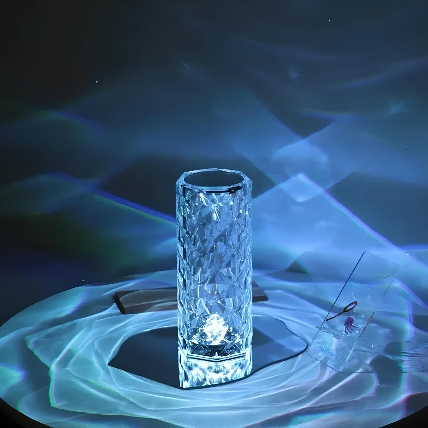 Skorter | Crystal Table Lamp with Touch Control - Aurora