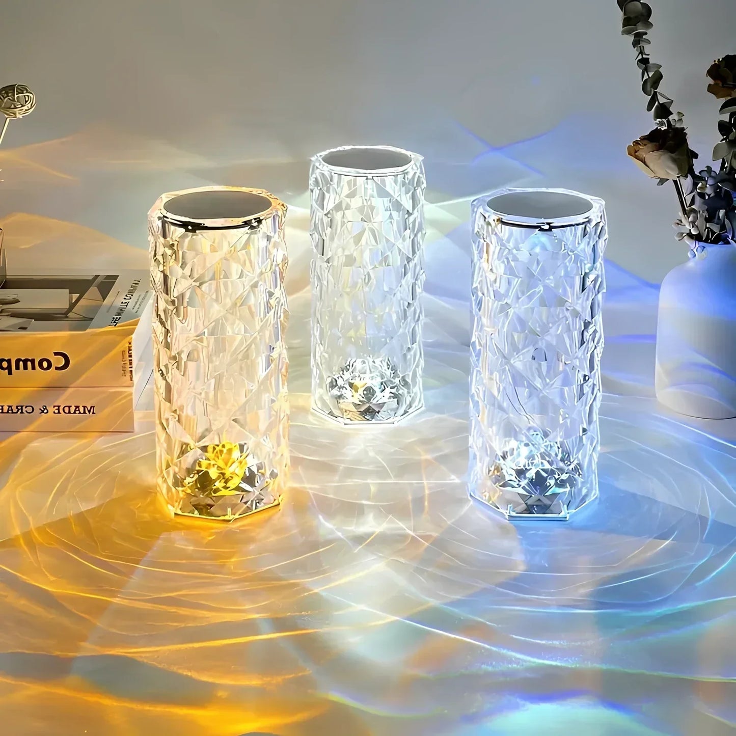 Skorter | Crystal Table Lamp with Touch Control - Aurora