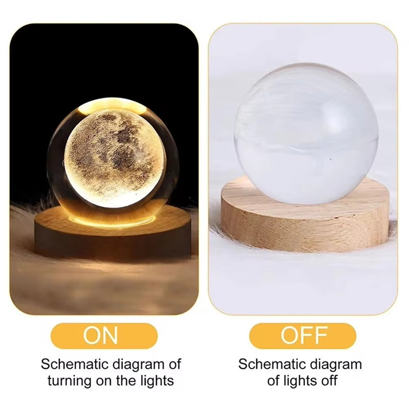 Skorter | 3D Crystal Ball Lamp