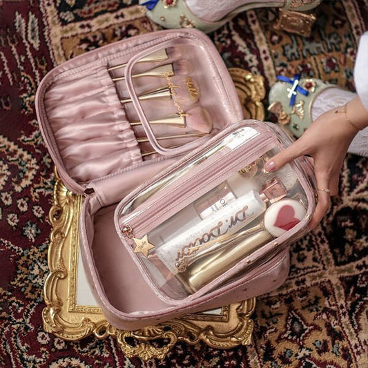 Skorter | Large capacity velvet cosmetic bag + wash bag