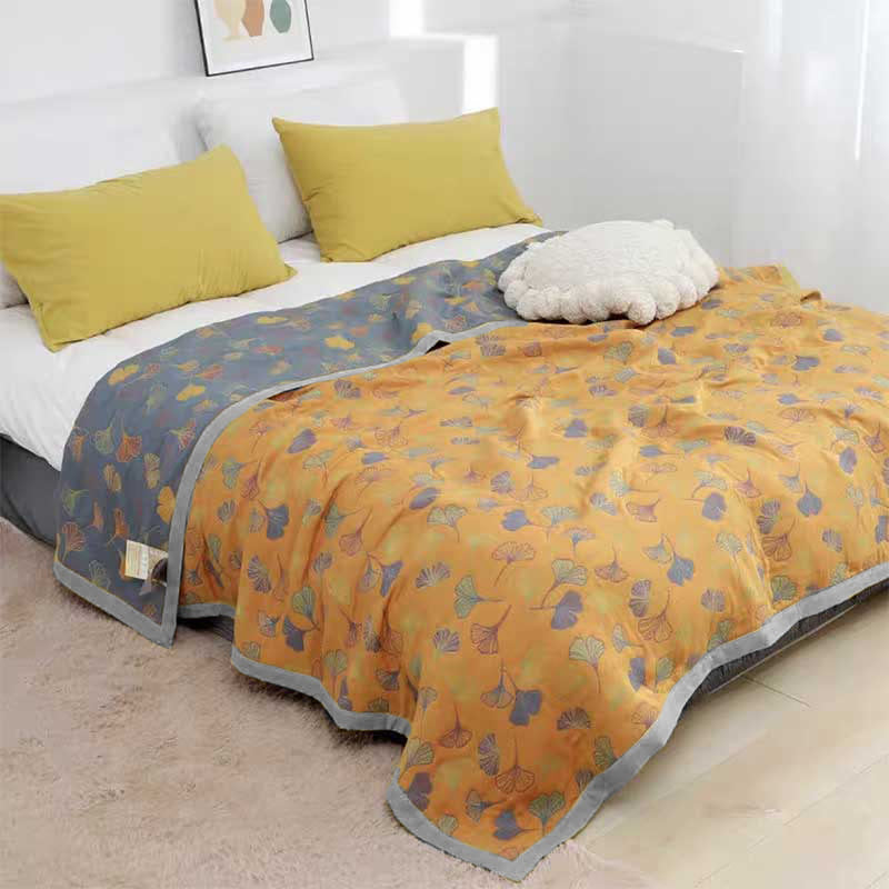 Skorter | LeafNest - Soft Cotton Bed Linen with Leaf Motif