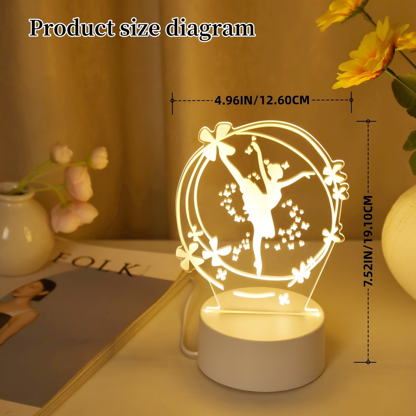 Skorter | LumiDance - 3D Ballet Dancer LED Night Light