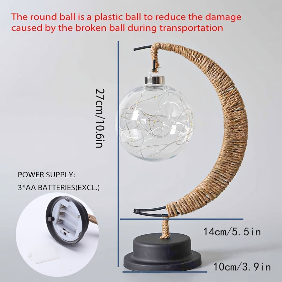 Skorter | MaanLys - Smedjern LED Table Lamp With Decorative Desk Lamp Design