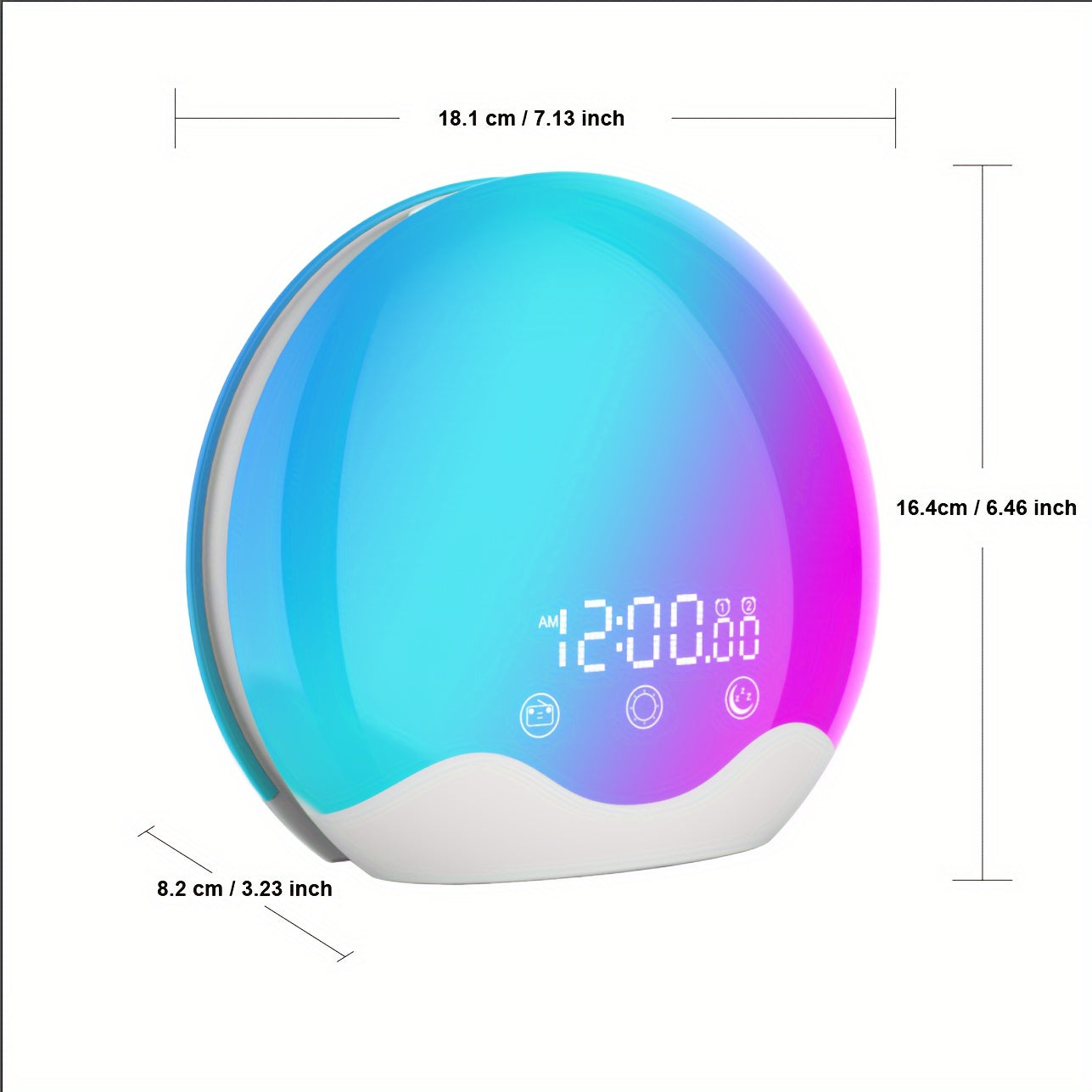 Skorter | HaloLight - Sunrise Simulation Alarm Clock with Touch Control