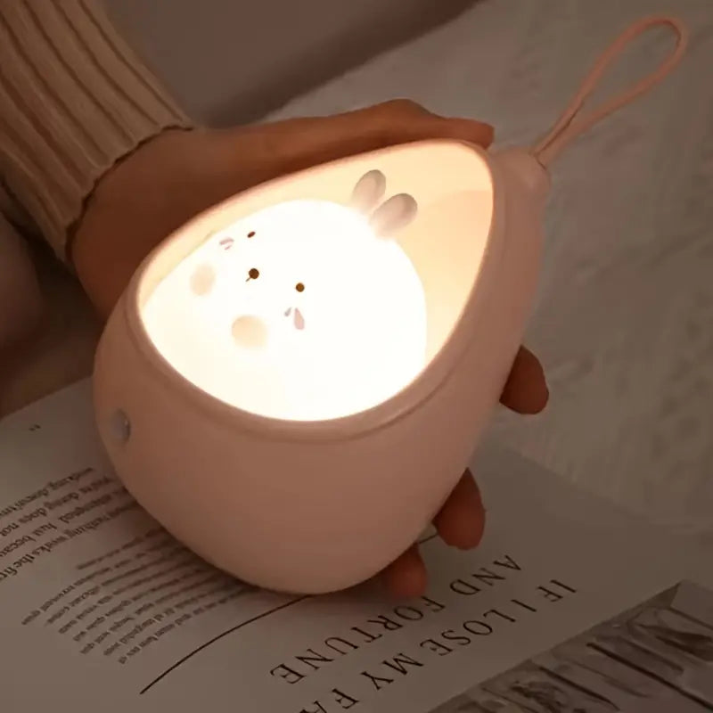 Skorter | PurrLight – Cute Animal Night Light LED Bedside Lamp for Kids