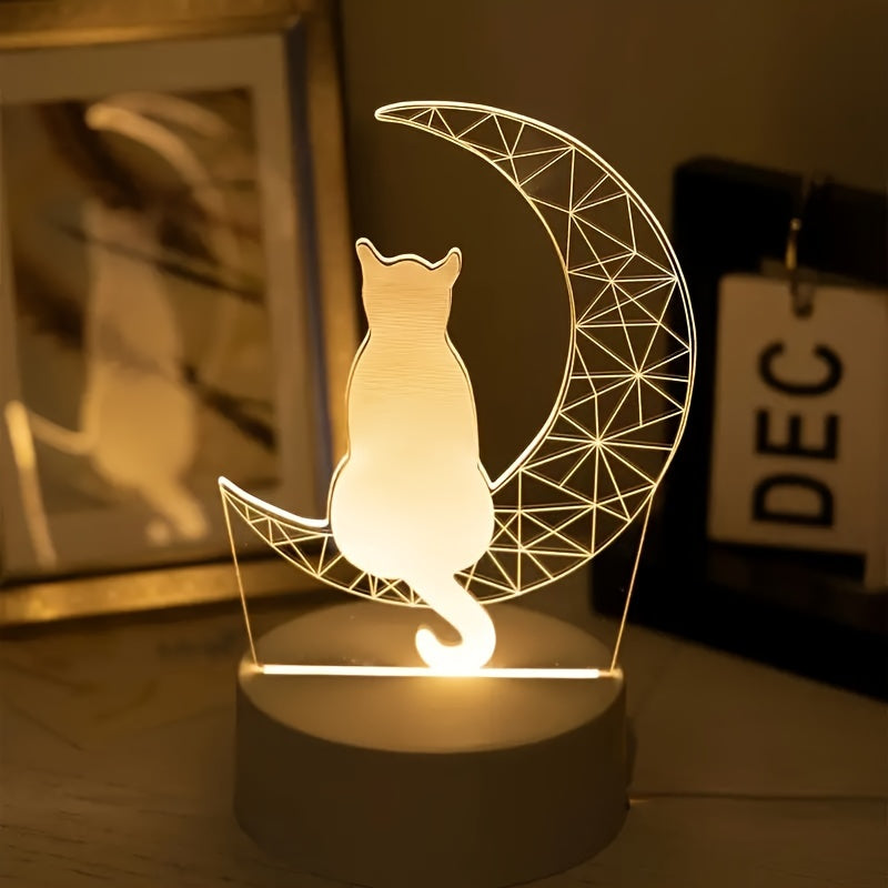 Skorter | MoonLamp - 3D Cat USB Table Lamp