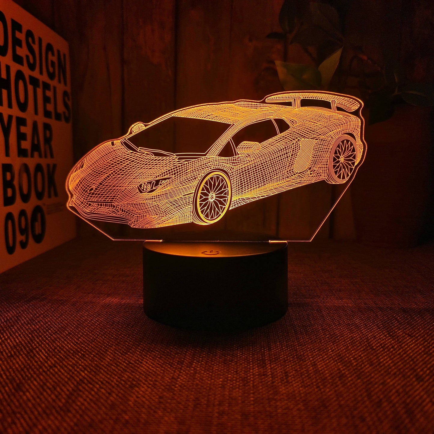 Skorter | AutoLamp - 3D Sports Car Night Light with Touch Control and USB