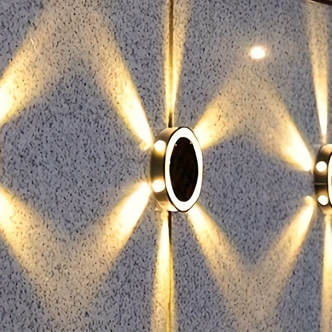 Skorter | SolarLicht - 6 LED Outdoor Lighting, Solar Energy Outdoor Lighting for Path, Garden and Patio
