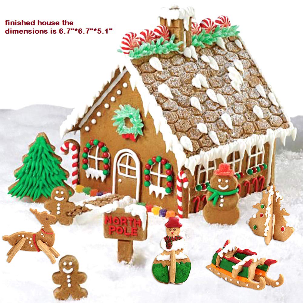 Skorter | Christmas Stainless Steel 3D Cookie Mold (18pcs)