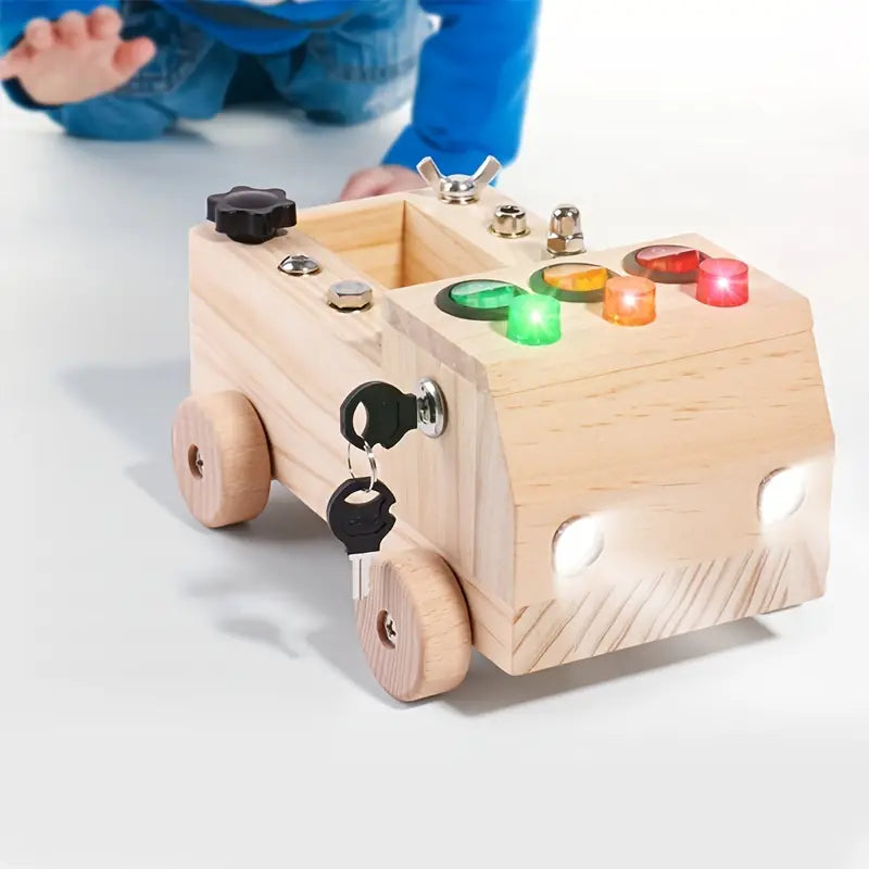 Skorter | Montessori Busy Board - Learn & Live With Led'S - Creative Development
