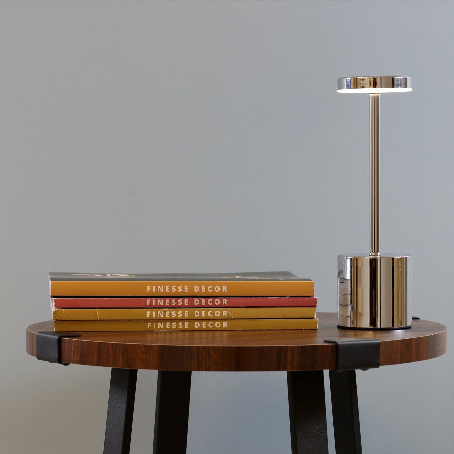 Skorter | Pulse Rechargeable Table Lamp // Chrome