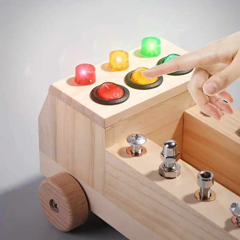 Skorter | Montessori Busy Board - Learn & Live With Led'S - Creative Development