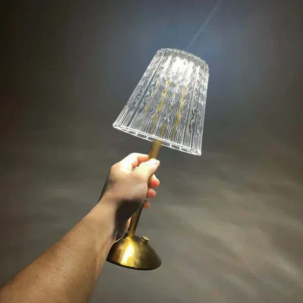Skorter | GlowFusion - Crystal Wireless Table Lamp